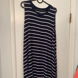 2 - sleeveless stripe dresses with pockets!!!